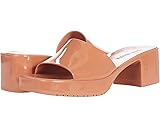 Steve Madden Women's Harlin Heeled Sandal, Camel, 8