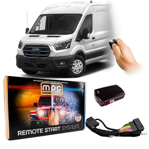 MPC Remote Start Kit Compatible with Ford E-Transit 2022-2024 || Plug and Play || Lock-Unlock-Lock to Start || No Horn Honk || USA Tech Support