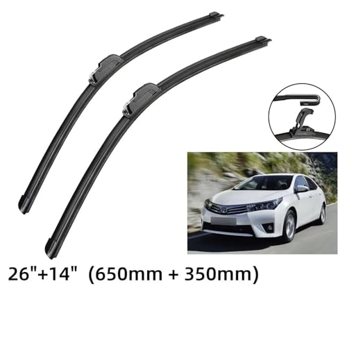 Essuie glace pour Toyota Corolla éliminant le bruit et les lignes d'eau - 6