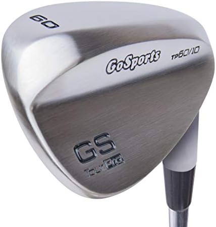 GoSports Tour Pro Golf Wedges – 52 Gap Wedge, 56 Sand Wedge and 60 Lob Wedge in Satin or Black Finish (Right Handed)