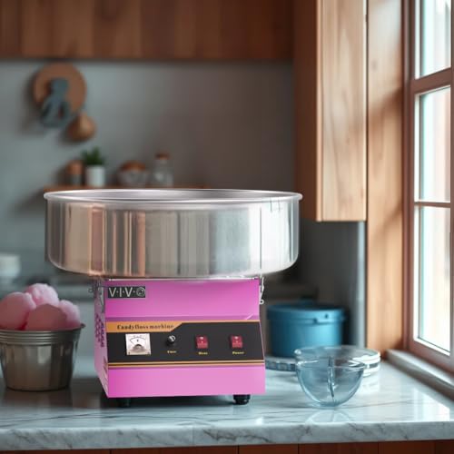 Vivo CANDY-V001 Pink 1030W Electric Commercial Cotton Candy Machine, Candy Floss Maker Candy-V001 thumb #1
