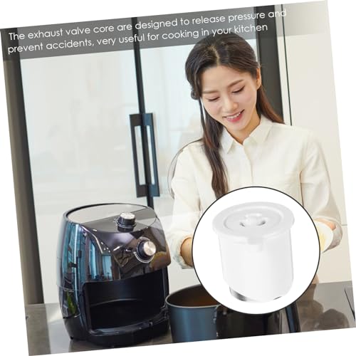 Válvulas de alivio de presión de repuesto para ollas a presión, fabricadas en acero inoxidable y plástico, color blanco miniatura 4