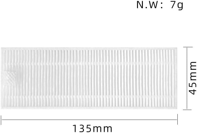 Replacement Main Brush Side Brush Hepa Filter Compatible with 360 S10 / X100 / X100 Max Robot Vacuum Cleaner Accessories (Set D)