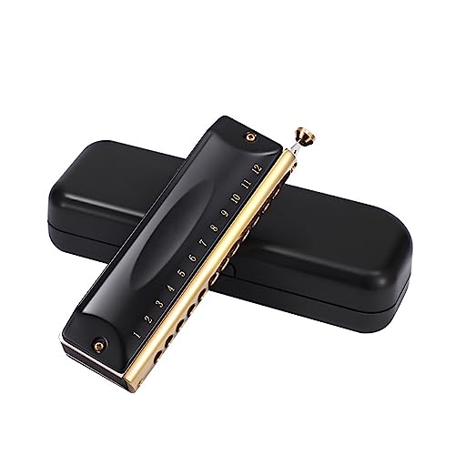 PacuM Harmonica par clé d’instrument Harmonica chromatique 16 Trous Instrument de Musique Harmonica de qualité Professionnelle Harmonica (Color : 12 Holes) - Les Beatles, Paul McCartney, John Lennon, RIngo Starr, George Harrison PacuM Harmonica par clé d'instrument Harmonica chromatique 16 Trous Instrument de Musique Harmonica de qualité Professionnelle Harmonica (Color : 12 Holes)