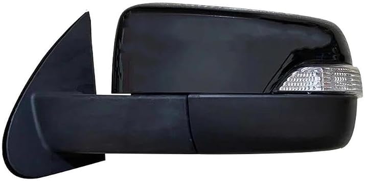 Auto Accessory Car Outside Side External Rearview Mirror Assembly For ZX Auto Terralord Auto With Turn Signal(Black Left)