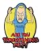Are You Threatening Me? Cornholio Beavis and Butt-Head Butthead Comedy Animated TV Show Cartoon 1.5" Enamel Pin Badge