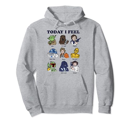 Sweat Star Wars Today I Feel Group Shot avec capuche pour fan de la saga