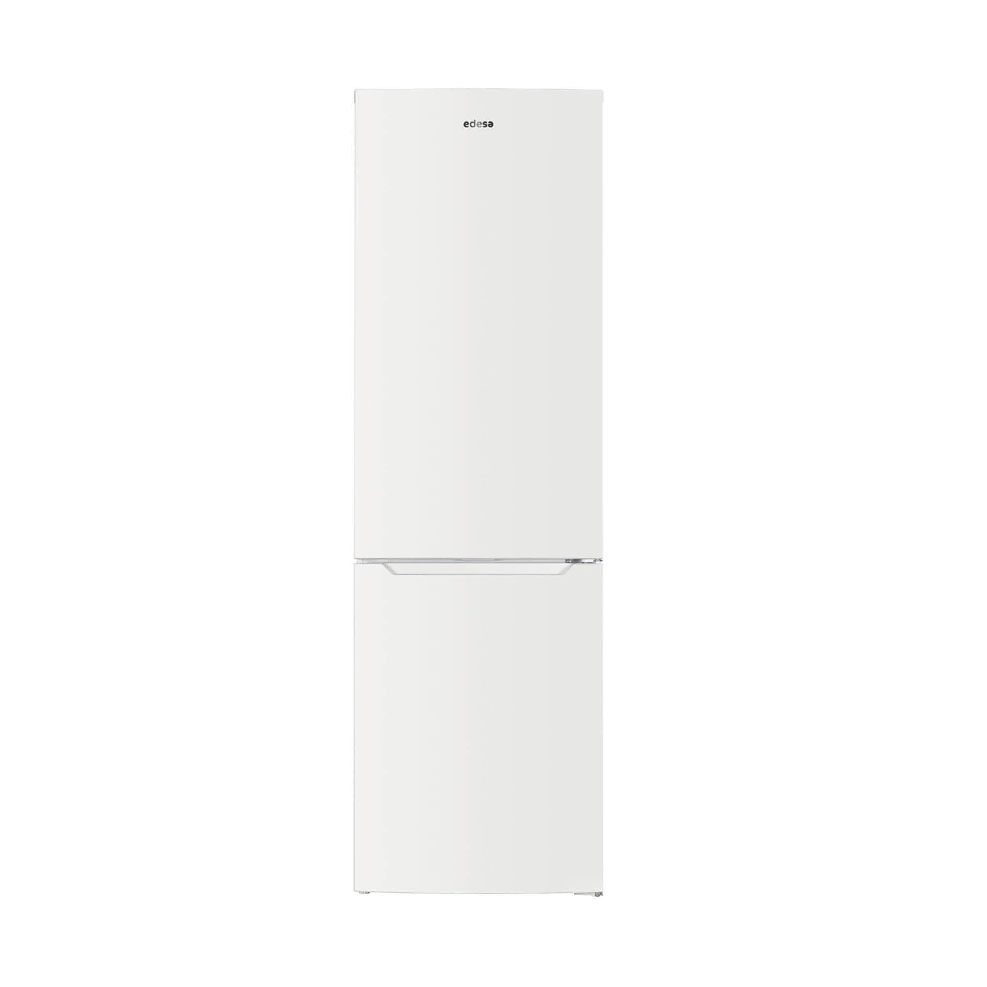 EDESA Frigorífico Combi Estático EFC-1821 ST WH de 180 cm, 262 L, Control Electrónico, Fresh Box, 3 Cajones, LED, Puertas Reversibles, Clase E, Blanco