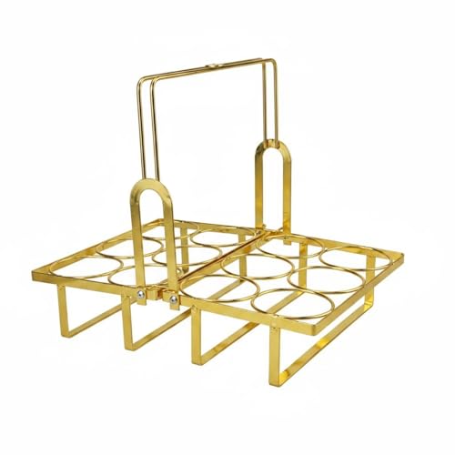 Porte-bouteilles en acier robuste avec structure carrée stable - 2