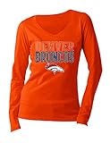 A-Team Apparel NFL Women's Long Sleeve V Neck Jersey