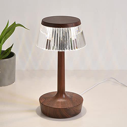 Image of Ritmo (16 Color Portable Crystal LED Table Lamp with Touch Sensor - RGB Light with Remote Control Dimmable and Adjustable Brightness, Rechargeable Lamp, Desk Lamp for Night, Living Room.