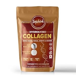 Harsha Amino Collagen Powder, Premium Hydrolyzed Collagen Powder Supplement for Skin,Hair,Nails,Joints and Bones.Collagen Peptides Type 1 & Type 3 (250 Grams).