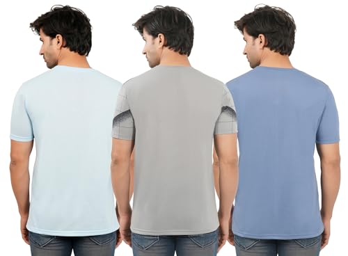 Image of SHAUN Men T-Shirt(104MTC3 $P Pack of 3)