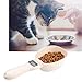Imagen de Cyrank Cuchara Medidora Báscula De Cuchara Digital Comida Portátil Báscula De Pesaje De Café Electrónica Para Mascotas Gato Comida Para Perros Cuchara De Pesaje Báscula De Cocina