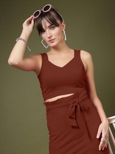 Image of OOMPH! Stretchable Sleeveless Crop Top