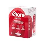 MORE Iron Complex Sticks, 30 x 4 g, Red Berries, u.a. mit Vitamin C und Lactoferrin