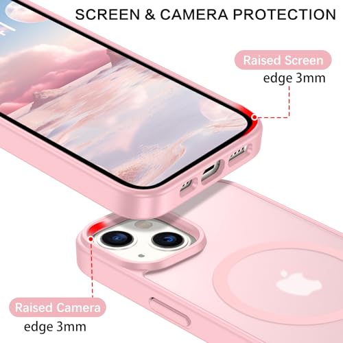 Coque magnétique pour iPhone 13 Mini et 12 Mini fine et translucide par BENTOBEN