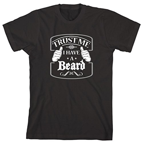 Uncensored Shirts Trust Me I Have a Beard Men's Shirt - X-Large - Black
