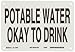 Brady 98445 Premium Fiberglass B120 7X10 Signs Blk/White, 7" X 10",