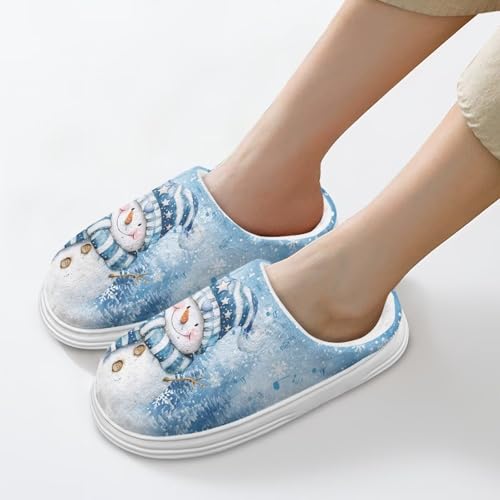 Fuzzy Slippers for Teen Girl Non-Slip Warm Fuzzy Flat Slides3