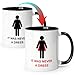 Biching It Was Never a Dress Coffee Mug, 11oz Color Changing Funny Mug, Birthday Gifts for Mom, Wife, Women, Female Friends, Funny Mother Day Gift