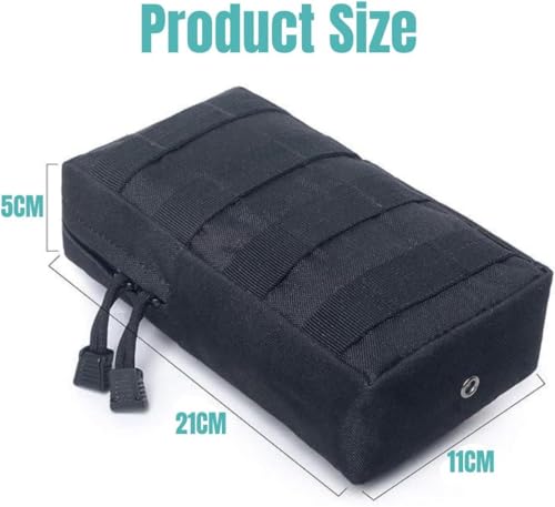 Gexgune Militär 600D MOLLE Tasche Tasche DEC Utility Weste Gadget Tasche Taktische Jagd Wandern Taille Pack Outdoor-Ausrüstung