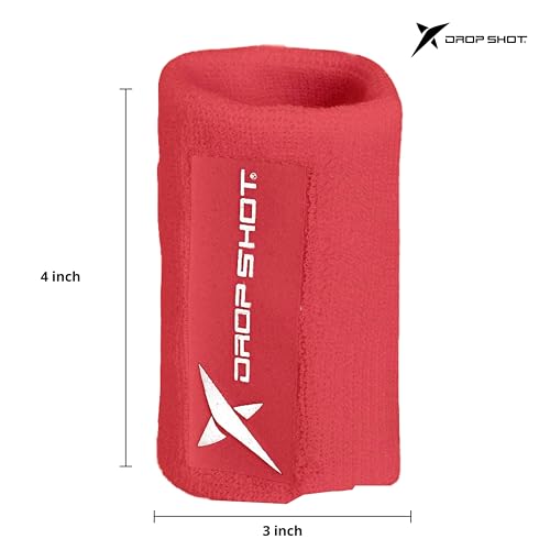 Drop Shot Pulsera Larga Pack de 2 Muñequeras con Máxima Absorción de Sudor 5