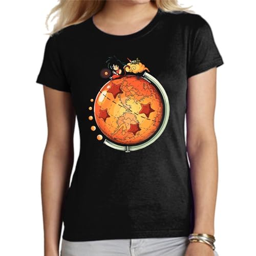 Camiseta de Mujer DB Ball Dragon Anime Bolas Manga 302 M