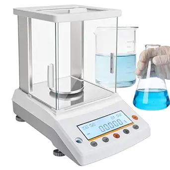0.0001g x 220g Lab Digital Analytical Balance - 0.1mg Precision Electronic Scale for Pharmacy, Lab, Jewelry, Scientific Research