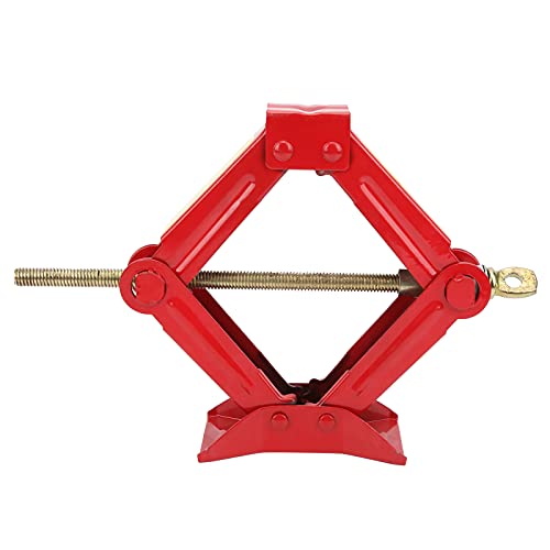 Gato de Tijera, Kit de Gato Compacto para Automóvil Herramienta de Elevación con Mango de Hierro para Neumáticos de Maletero de Automóvil Profesional Estabilizador de Remolque RV Gato(0.5T)
