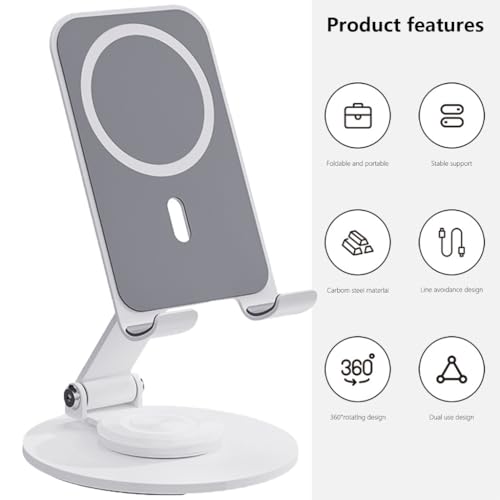 Support de bureau pour telephone portable avec pivotement complet 360 - 2