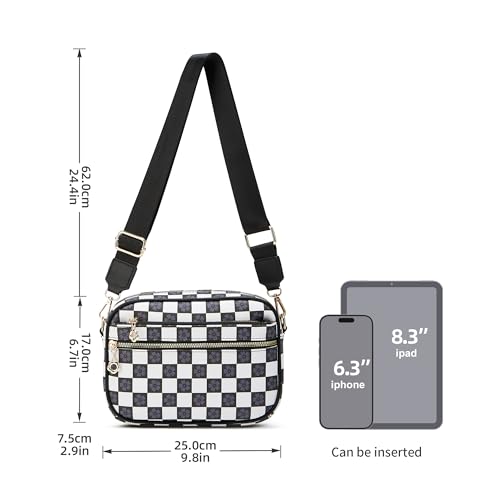 Image of Crossbody Purse for Women Small Crossbody Bags Trendy Vegan Leather with Adjustable Shoulder Straps Gift for Mother Wife Mom