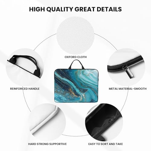 Funda para Laptop 14 pulgadas Azul Turquesa miniatura 6