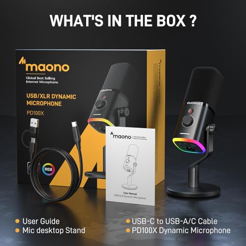MAONO PD100X Dynamic Gaming Microphone USB/XLR - image 8