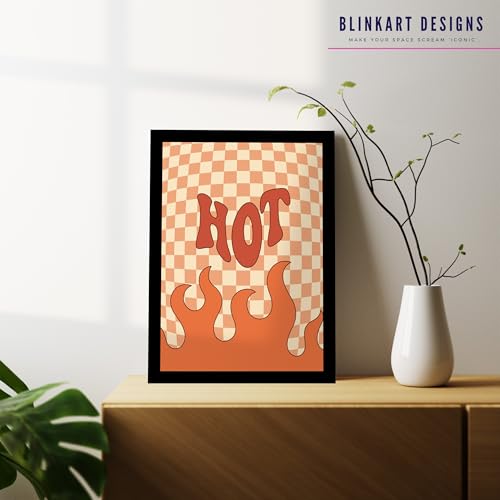 Image of BLINKART Trendy Abstract Wall Art Painting Print Design | Aesthetic Wall Decor Photo Artwork Frame Decoration Hanging For Home Bedroom Living Room Office Wall Decor | T038 | 13x10 Inches