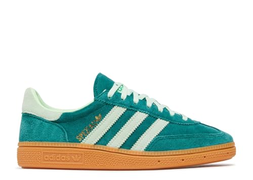 Image of adidas Originals Handball Spezial Women's Sneakers, Collegiate Green /Semi Green Spark /Gum, Size 6.5