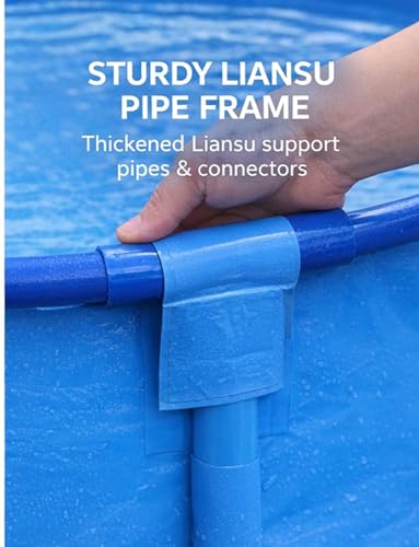 Piscina plegable de PVC de 120 cm: la solución perfecta para acuarios móviles 5