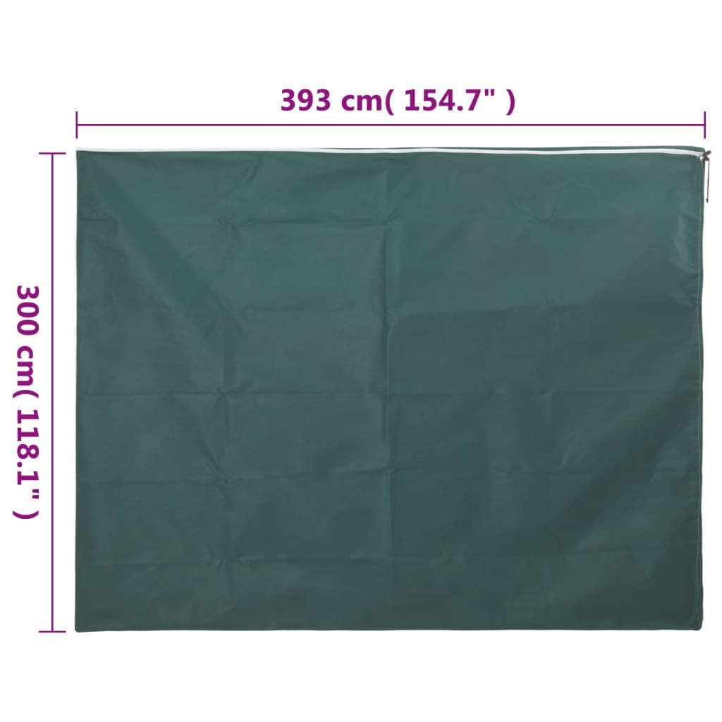 vidaXL Kaptury ochronne z suwakiem, 2 szt., 70 g/m², 3,93x3 m