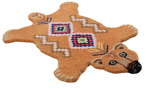 Kd Willmax Hand Tufted Wool Rug For Living Room/Bedroom/Kids Room Animal (Polar Bear) #TOP1