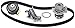 ACDelco Professional TCKWP306BM Timing Belt Kit with Water Pump and 2 Tensioners