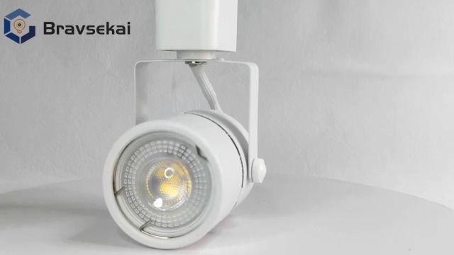 Image of 12PCS White GU10 Track Heads,10W 3CCT, H-Type 13.12FT Rails | GU10 LED track light heads with 10W replaceable bulbs, 3CCT adjustable, matched with 13.12FT H-type track rails. Ideal for ho