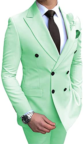Mens Suit Slim Fit 2 Pieces Suit Tuxedos Business Wedding Suits2