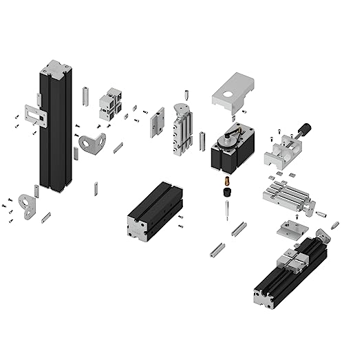 ZR Mini Fresadora de Metal Galvanizado 36W 20000rpm DIY Vertical Miniatura Mill Lathe Machine Tools