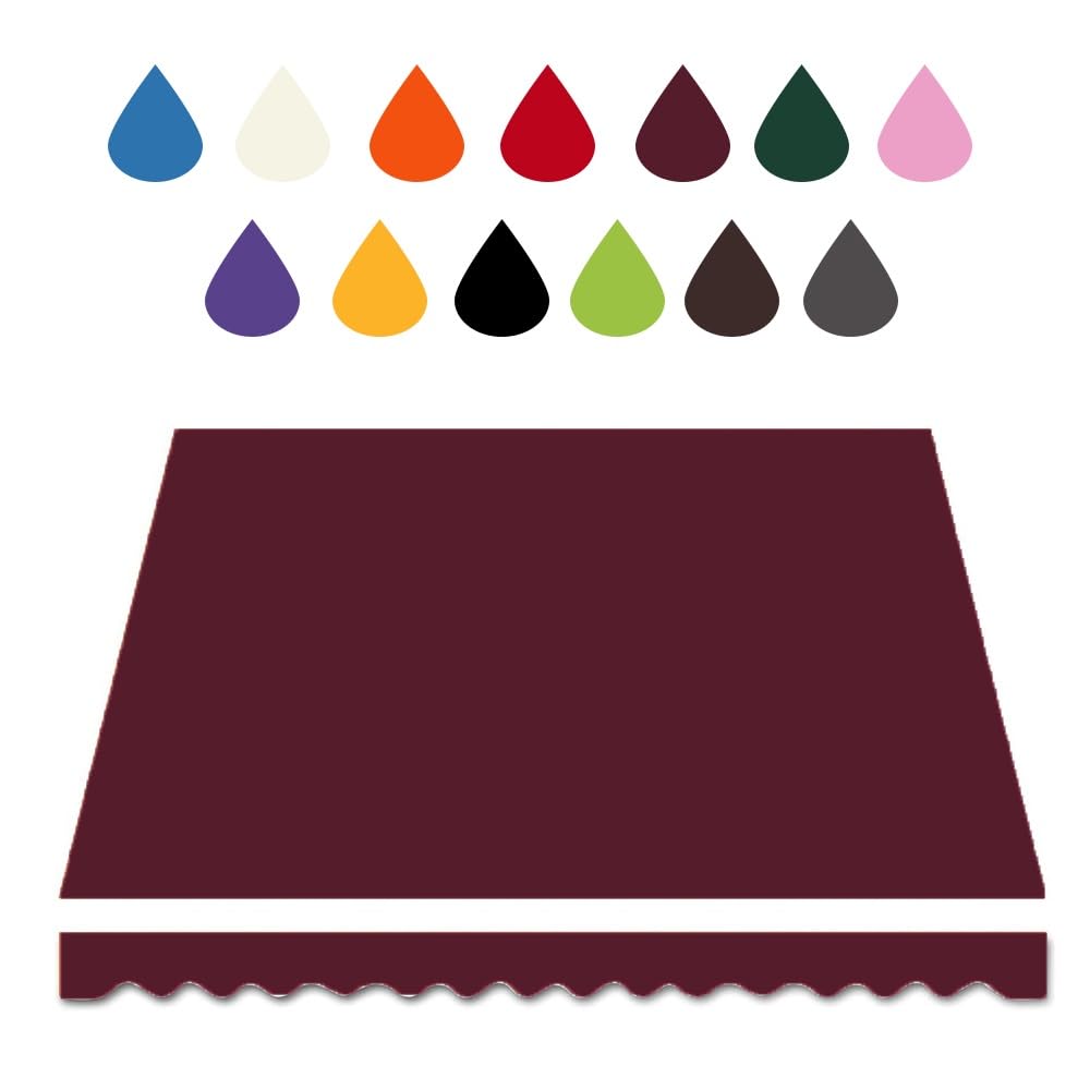 Auvent de balcon multicolore : toile étanche 400 cm pour des déjeuners à l'ombre