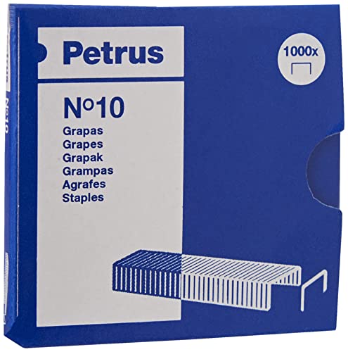 Petrus Galvanized Staples, 1000 Units, Size 10, Color Blue, List Price $unknown