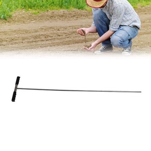 TOPINCN Soil Sample Probes, T Handle Soil Sampler Probe Rod Tool Set, Stainless Steel Adjustable Tip - Image 3