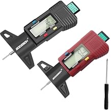 GODESON Digital Tire Tread Gauge with GODESON Red Digital Tire Tread Depth Gauge
