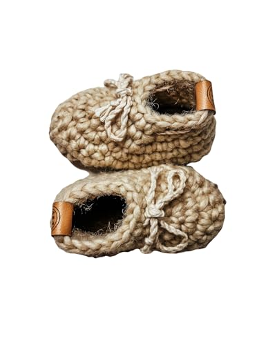 Pantoufles enfant et adulte faites main : le cadeau de naissance idéal en cuir