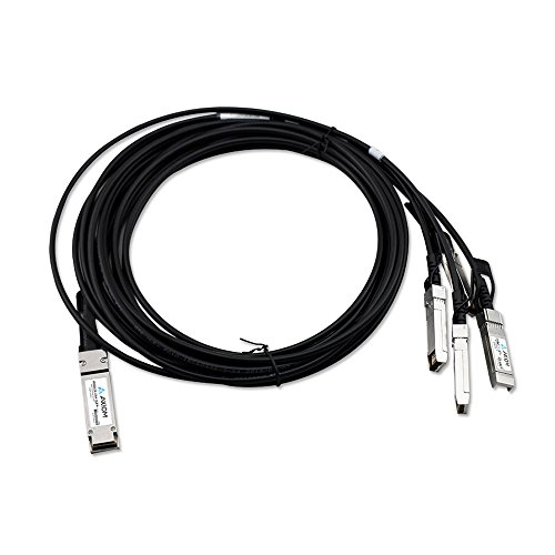 Axiom 40Gbase-Cr4 Qsfp+ to 4 10Gbase-Cu Sfp+ Passive Dac Avaya Compatible 5M