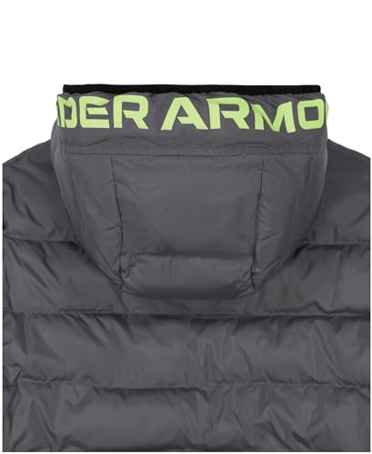 Image of Under Armour Boys' Pronto Hooded Puffer Jacket, Lightweight & Water Repellent